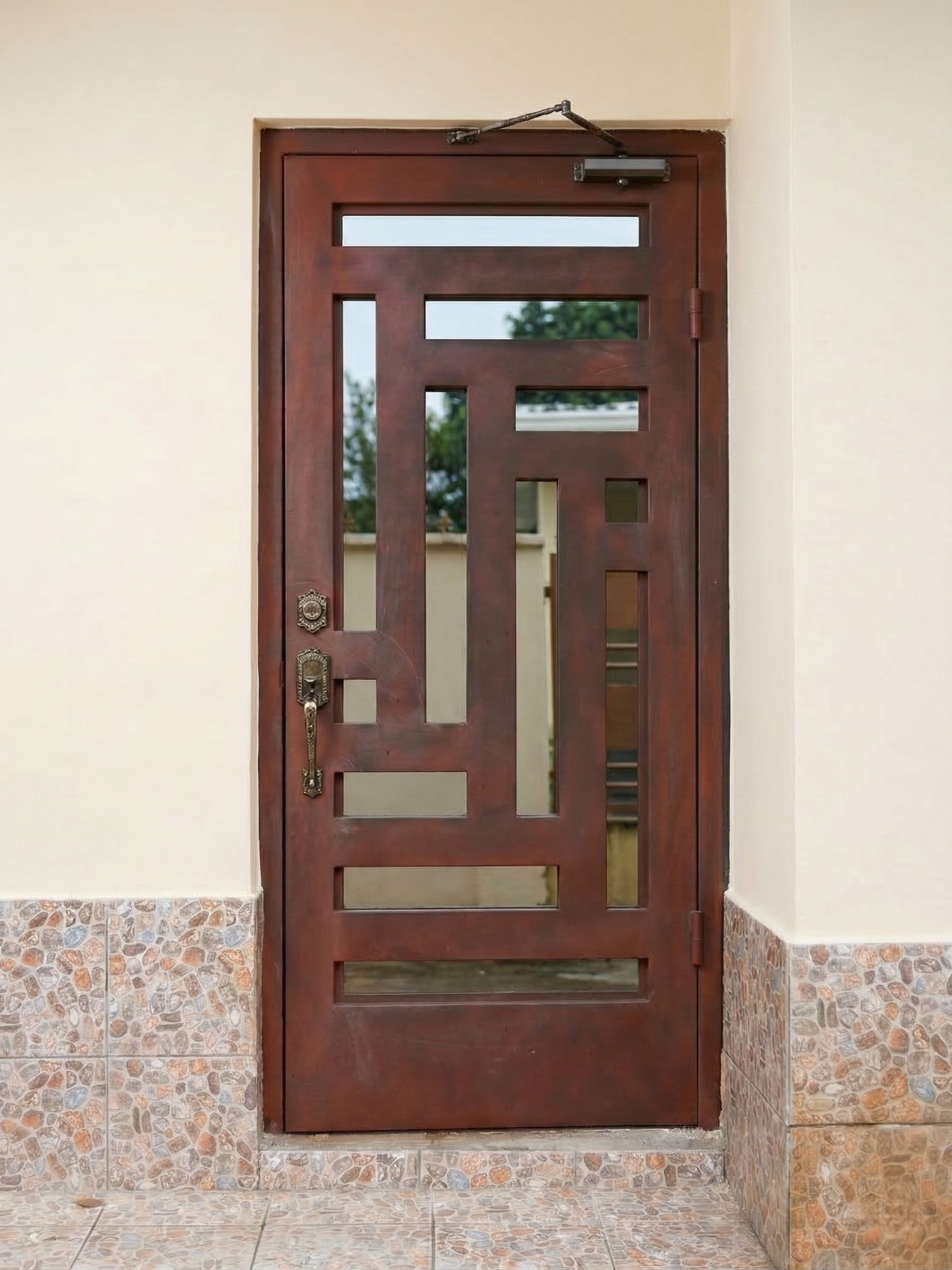 Puerta Exterior Marrón